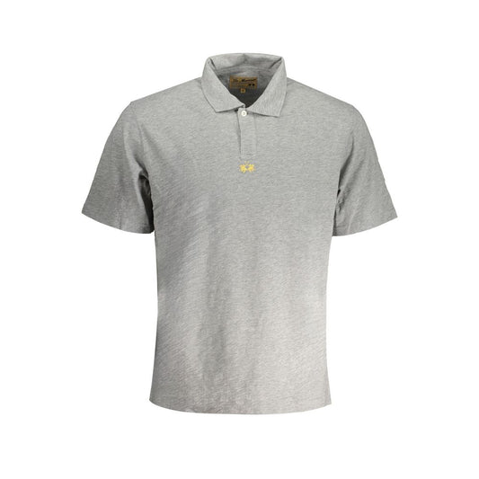 This Polo Shirt by La Martina for men in cotton brown & gray presents a flawless silhouette, showcasing flawless detailing and a refined for a truly flawless aesthetic.