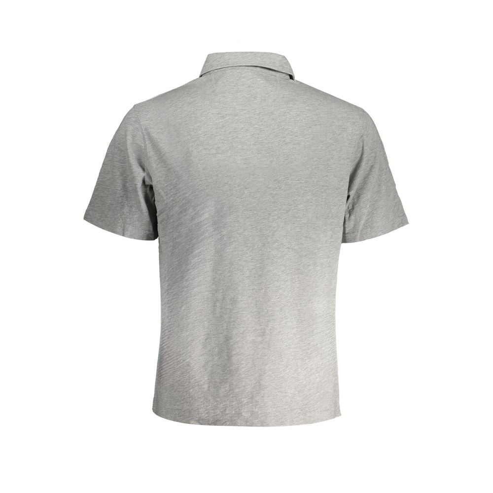 Polo Shirt by La Martina for men in cotton brown & gray presents a distinguished silhouette, showcasing a sophisticated and distinguished for a truly distinguished finish.