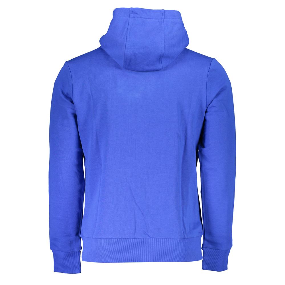 Hooded Sweatshirt Hoodie by La Martina for men in cotton polyester blue features an luminous silhouette, showcasing a sophisticated and for a truly luminous look.