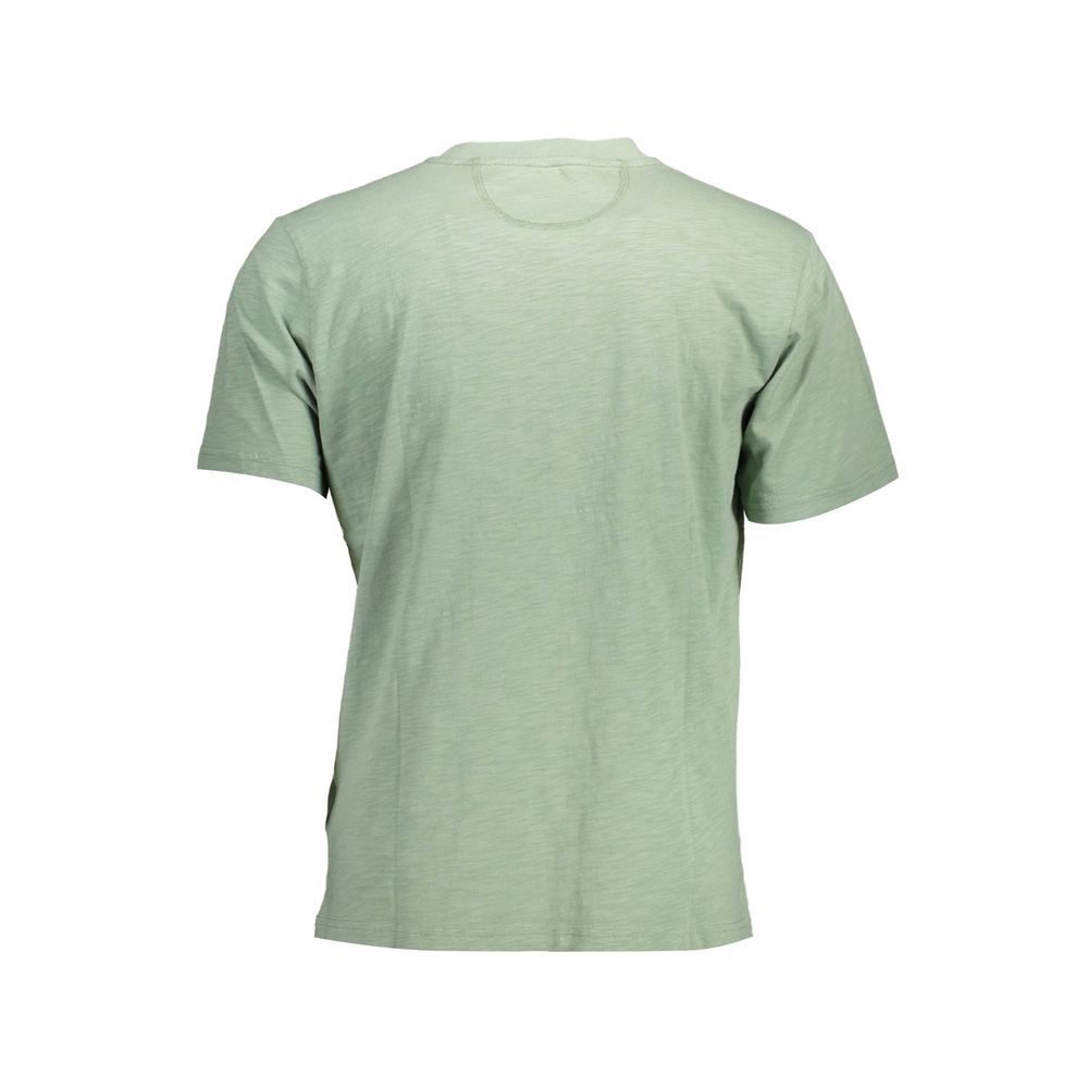 T-Shirt by La Martina for men in cotton green features an edgy silhouette, meticulously detailed with a sophisticated and crew neckline for a truly edgy finish.