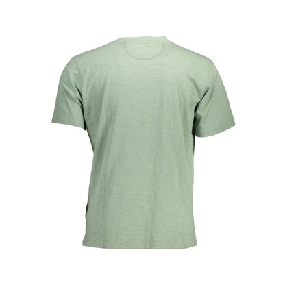 T-Shirt by La Martina for men in cotton green features an edgy silhouette, meticulously detailed with a sophisticated and crew neckline for a truly edgy finish.
