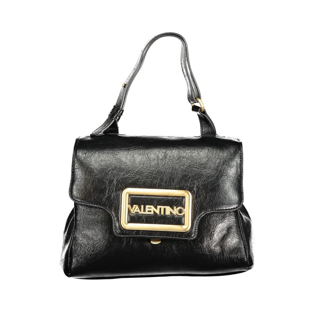 This Crossbody Tote Handbag by Mario Valentino for women in polyethylene and black presents a sculptural silhouette featuring a secure snap & zipper, ample built-in-compartments, and versatile crossbody-strap, shoulder-strap, adjustable-strap, detachable-strap & handle for a sculptural finish.