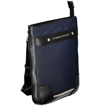 Shoulder Bag by Tommy Hilfiger for men in polyester & polyethylene blue features a effortless chic silhouette with a secure zipper, ample , and versatile shoulder-strap & adjustable-strap for a effortless chic finish.