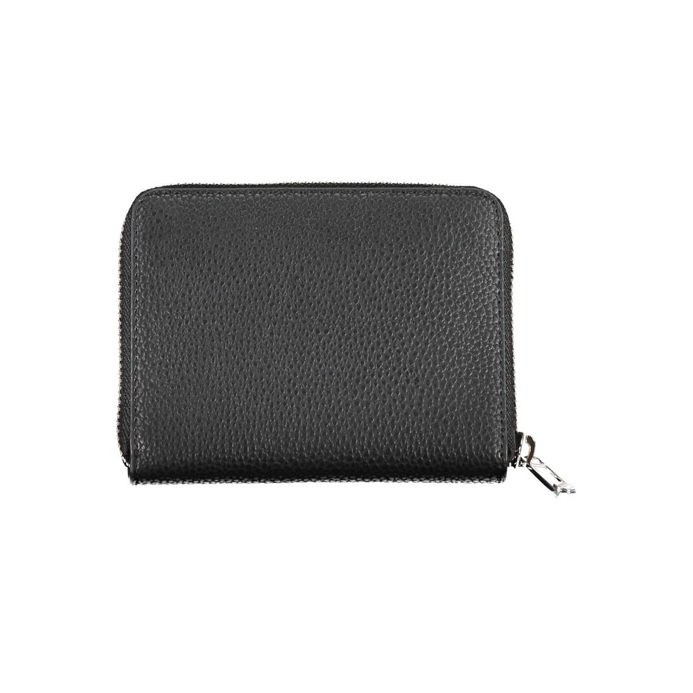 Cardholder Wallet by Tommy Hilfiger for women in polyethylene black showcases a refined silhouette, artfully detailed with the signature style of the Polyethylene Cardholder Wallet and functional card-organization coin-purse.