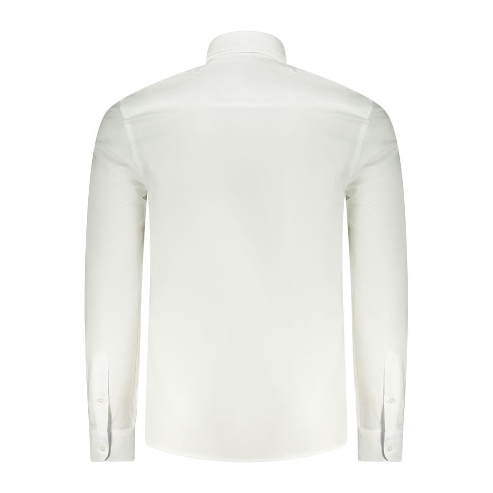 Shirt by North Sails for men in cotton white features an architectural silhouette with a refined and elegant for a architectural look.