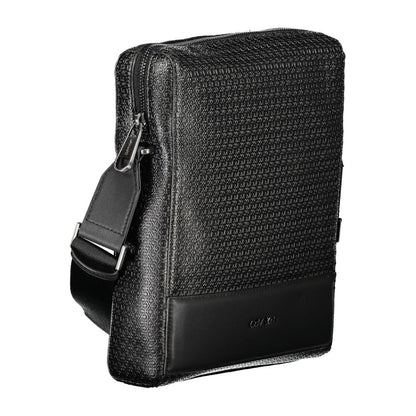 Shoulder Bag by Calvin Klein for men in polyester & polyethylene black features a effortless chic silhouette with a secure zipper, ample internal-pockets, and versatile shoulder-strap & adjustable-strap for a effortless chic finish.