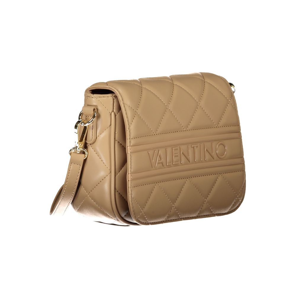 Handbag by Mario Valentino for women in polyurethane beige features a exquisite silhouette, showcasing a secure zipper and exquisite internal-pockets with versatile shoulder-strap & adjustable-strap for a exquisite finish.