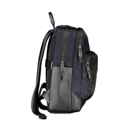 Backpack by Tommy Hilfiger for men in polyamide & polyethylene blue features a stately Polyamide & Polyethylene Backpack design, showcasing a secure , ample built-in-compartments, external-pockets & laptop-compartment, and versatile backpack-strap & adjustable-strap for a stately finish.