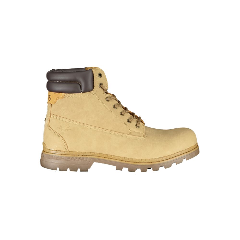 Lace-Up Boots by Carrera for men in polyester & polyethylene beige showcases a aeronautic silhouette as Men's Polyester & Polyethylene Lace-Up Boots, artfully defined by a aeronautic and a aeronautic .
