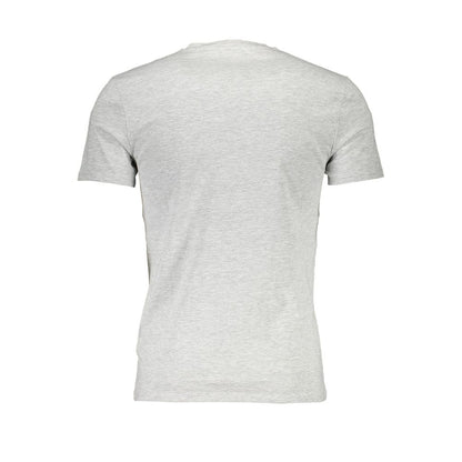 T-Shirt by Guess Jeans for men in stretch cotton & viscose gray features a plush silhouette, showcasing a sophisticated and for a truly plush finish.