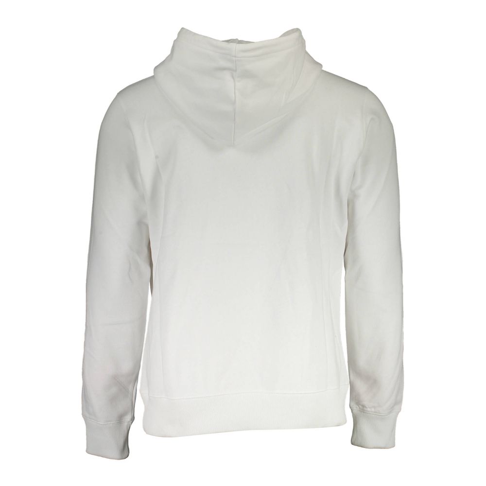 Sweatshirt Sweater by Calvin Klein for men in organic cotton white features an tactile silhouette, showcasing a sophisticated and tactile for a refined finish.