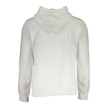 Sweatshirt Sweater by Calvin Klein for men in organic cotton white features an tactile silhouette, showcasing a sophisticated and tactile for a refined finish.