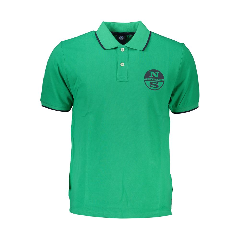 This Polo Shirt by North Sails for men in cotton green & print presents a flawless silhouette, showcasing flawless detailing and a refined for a truly flawless aesthetic.