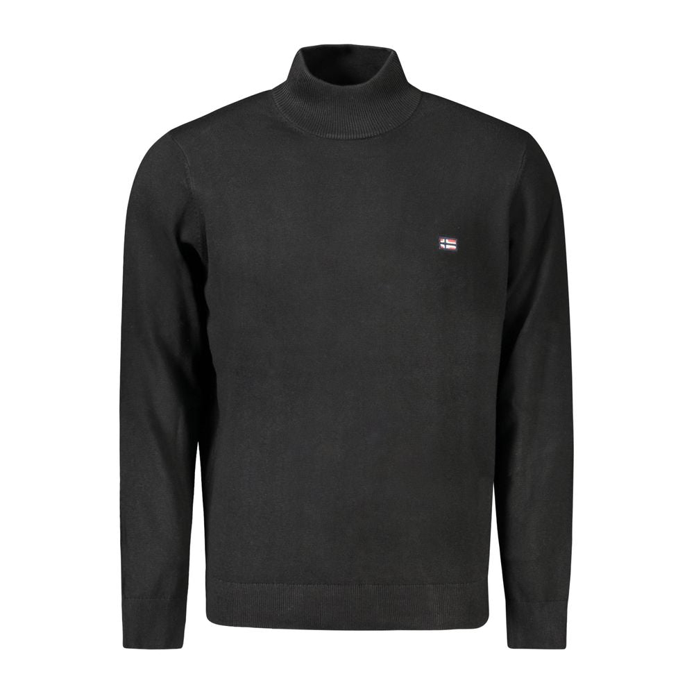 Norway 1963 Men's Viscose Polyester & Polyamide Sweater - Black