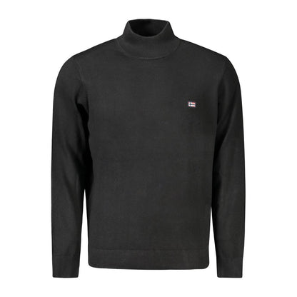 Norway 1963 Men's Viscose Polyester & Polyamide Sweater - Black
