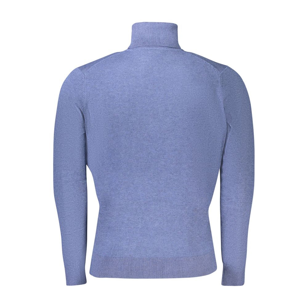 This Sweater by Norway 1963 for men in wool polyester & polyamide blue presents a understated silhouette, featuring a sophisticated and for a understated finish.