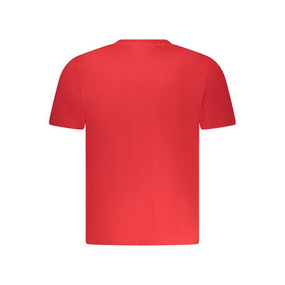 T-Shirt by North Sails for men in cotton red & print features a plush silhouette, showcasing a sophisticated and for a truly plush finish.