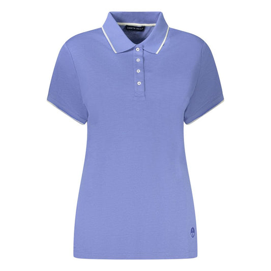 This Polo Shirt by North Sails for women in modal & cotton blue presents a flawless silhouette, showcasing flawless short-sleeve detailing and a refined for a truly flawless aesthetic.