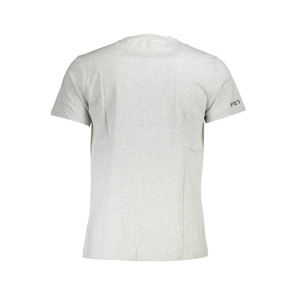 T-Shirt by La Martina for men in cotton brown & gray showcases a fashionable silhouette, elegantly detailed with a fashionable and for a sophisticated, high-fashion look.