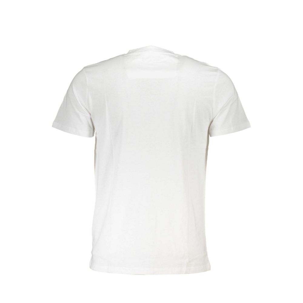 T-Shirt by Cavalli Class for men in cotton brown, gray & print showcases a dramatic silhouette, elegantly detailed with a dramatic and for a truly dramatic finish.