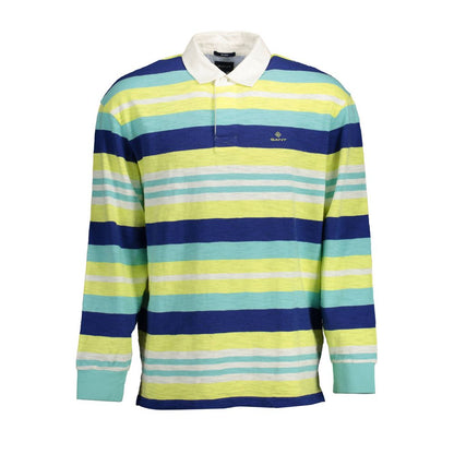 Polo Shirt by Gant for men in cotton yellow & signature presents a crisp silhouette, artfully detailed with a crisp long-sleeve and crisp .