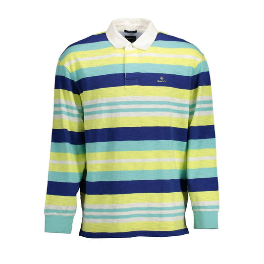 Polo Shirt by Gant for men in cotton yellow & signature presents a crisp silhouette, artfully detailed with a crisp long-sleeve and crisp .