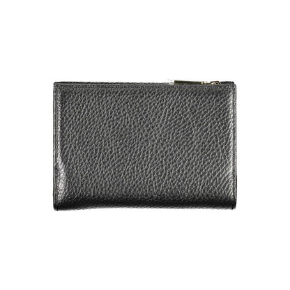 Cardholder Wallet by Coccinelle for women in leather black showcases a refined silhouette, artfully capturing the essence of the refined Leather Cardholder Wallet design with functional card-organization coin-purse.