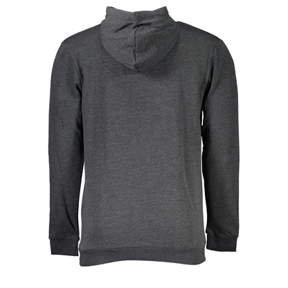 Hooded Sweatshirt Hoodie by Sergio Tacchini for men in cotton polyester brown & gray features an dramatic silhouette, showcasing a sophisticated and dramatic for a refined, modern aesthetic.