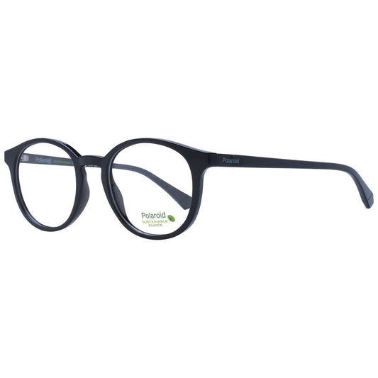 Eyeglasses Frames by Polaroid for unisex in polyamide black showcases a refined full-frame frame design with a refined black coloured frame finish for a refined and sophisticated look.