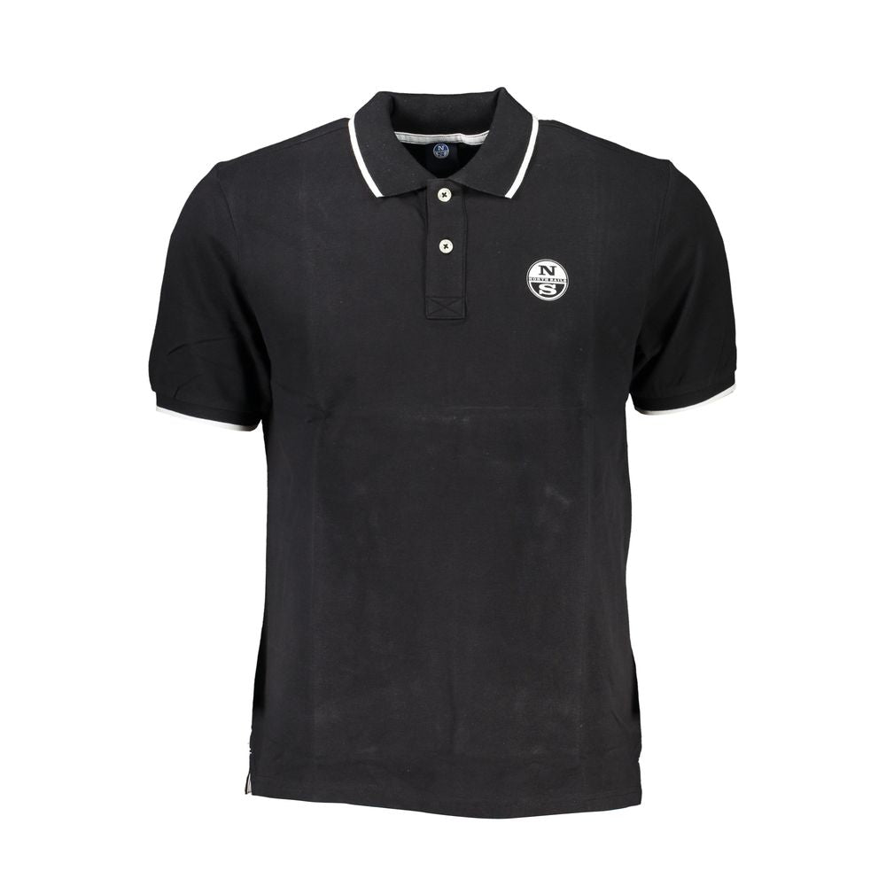 Polo Shirt by North Sails for men in cotton black, natural & print showcases a enviable silhouette, featuring a refined and for a enviable finish.
