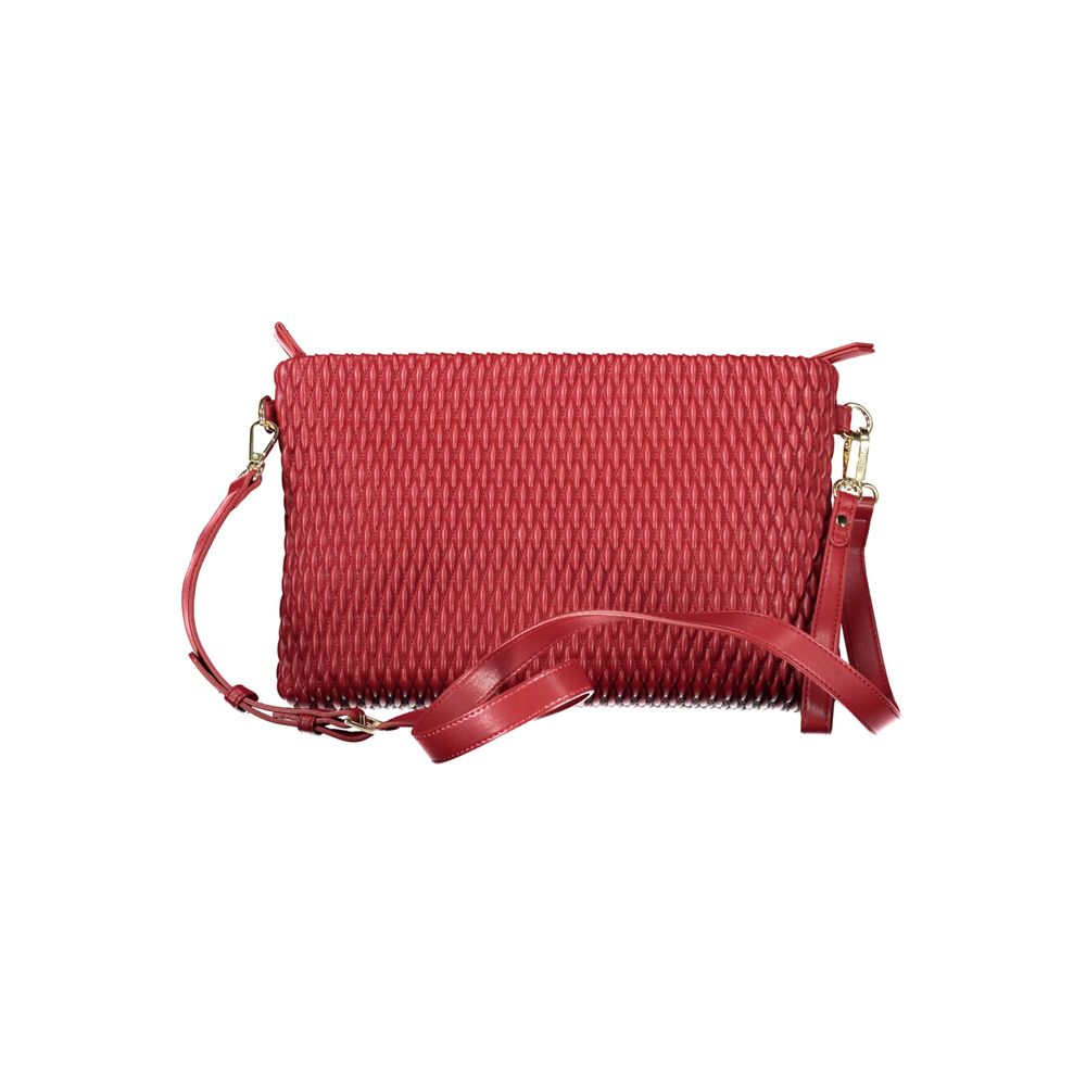 Handbag by Mario Valentino for women in polyethylene red features a exquisite silhouette, showcasing a secure zipper and exquisite internal-pockets with versatile shoulder-strap, adjustable-strap & detachable-strap for a exquisite finish.