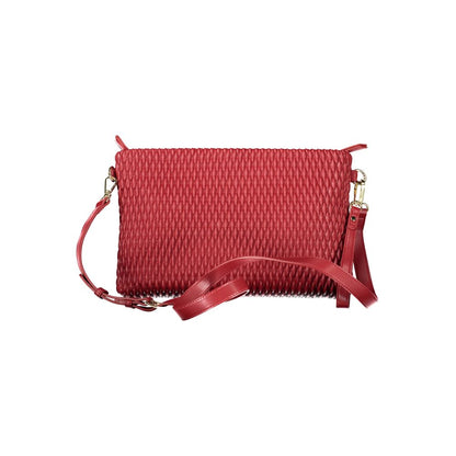 Handbag by Mario Valentino for women in polyethylene red features a exquisite silhouette, showcasing a secure zipper and exquisite internal-pockets with versatile shoulder-strap, adjustable-strap & detachable-strap for a exquisite finish.