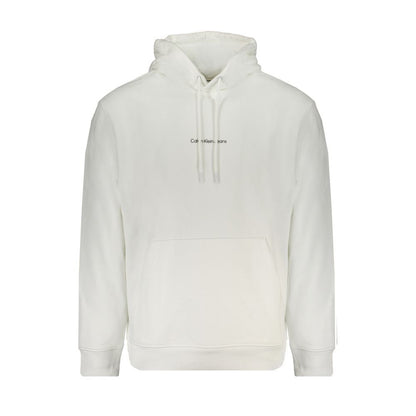 Hooded Sweater by Calvin Klein for men in cotton white showcases an masterful silhouette, artfully detailed with a masterful hooded neckline and for a sophisticated, premium finish.