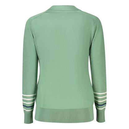 This Sweater by North Sails for women in cotton viscose green presents a understated silhouette, featuring a sophisticated and for a understated finish.