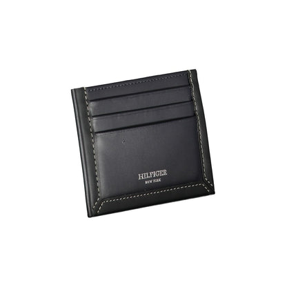 Cardholder Wallet by Tommy Hilfiger for men in leather blue presents a streamlined silhouette, showcasing the sophisticated design of the Leather Cardholder Wallet collection with functional card-organization compact-design.