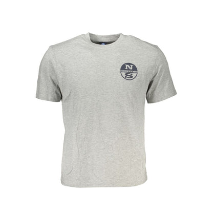 T-Shirt by North Sails for men in viscose cotton brown, gray & print features an edgy silhouette, meticulously detailed with a sophisticated and for a truly edgy finish.