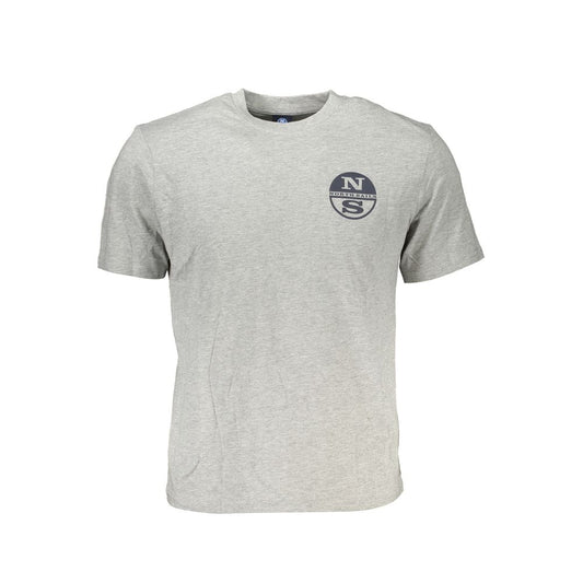 T-Shirt by North Sails for men in viscose cotton brown, gray & print features an edgy silhouette, meticulously detailed with a sophisticated and for a truly edgy finish.