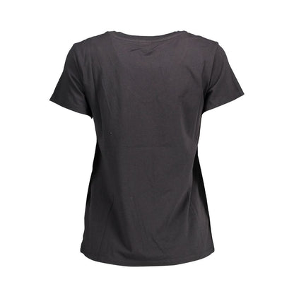 Levi's City Essence Women's Short-Sleeve V Neck Organic Cotton T-Shirt - Black