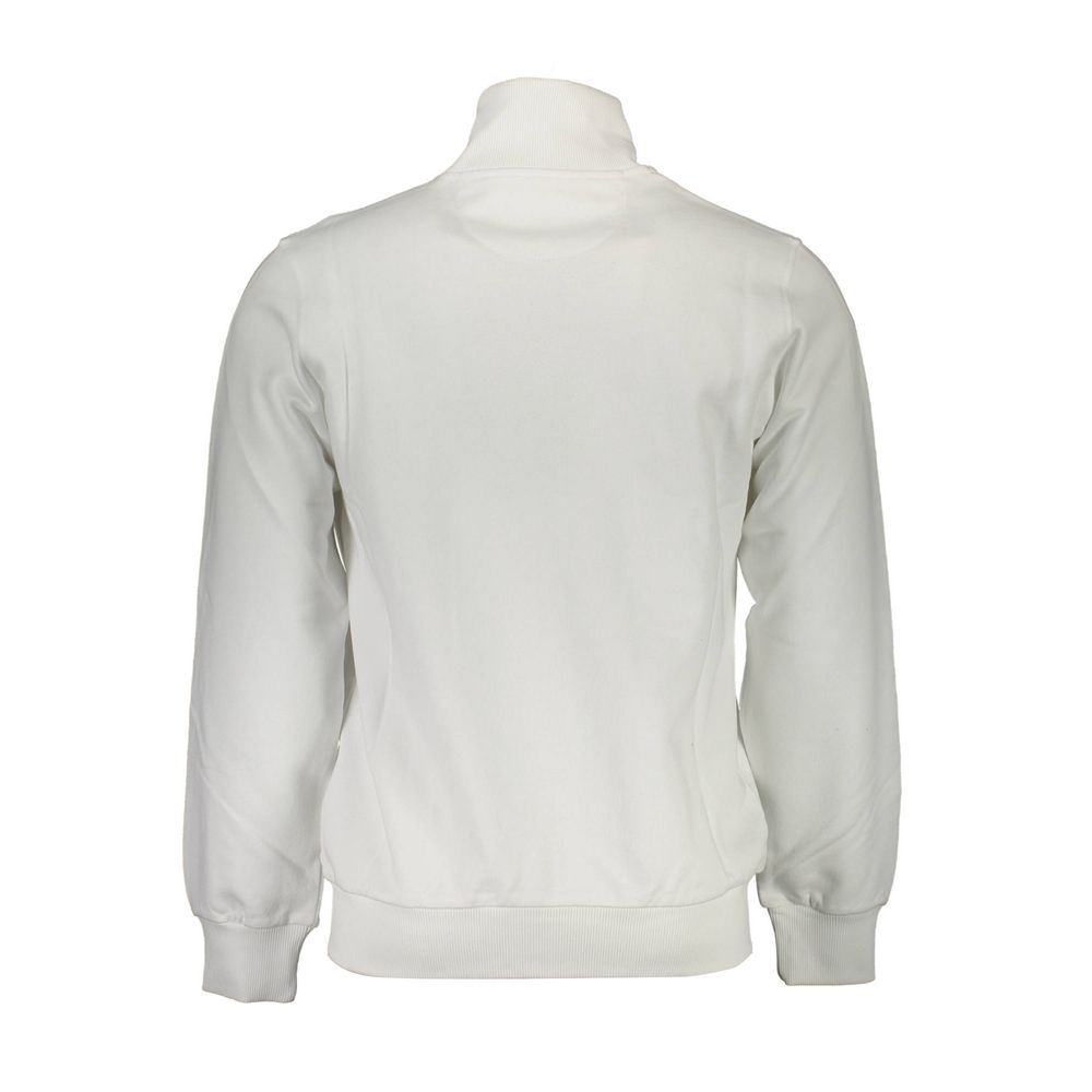 Sweatshirt by La Martina for men in cotton white features an provocated silhouette, detailed with a provocated and a refined for a sophisticated aesthetic.