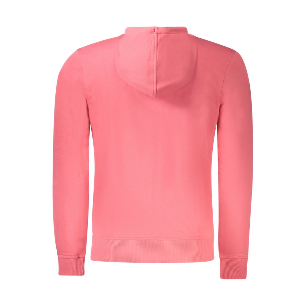 Sweatshirt Hoodie by K-WAY for men in cotton polyester pink features a slouchy chic silhouette, detailed with a slouchy chic and a signature for an elevated aesthetic.