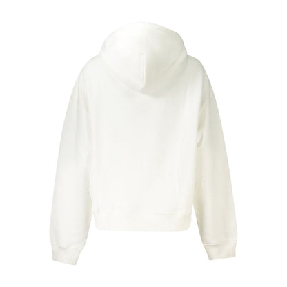 Hooded Sweatshirt Hoodie by Tommy Hilfiger for women in cotton white features an luminous silhouette, showcasing a sophisticated and for a truly luminous look.