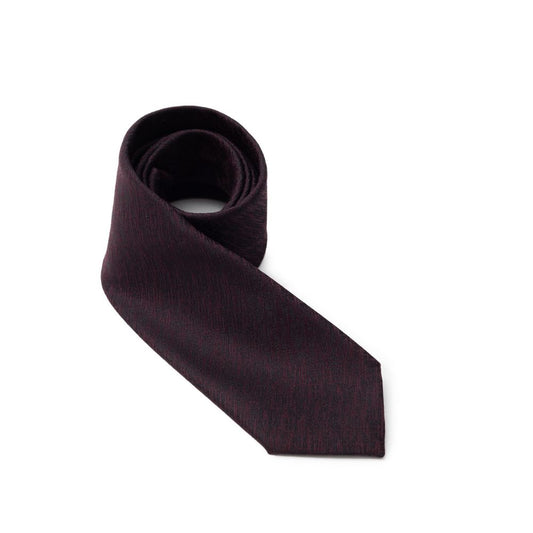 Necktie by Dolce & Gabbana for men in wool & silk black & purple features an stately silhouette that beautifully highlights the sophisticated style of the Wool & Silk Necktie.