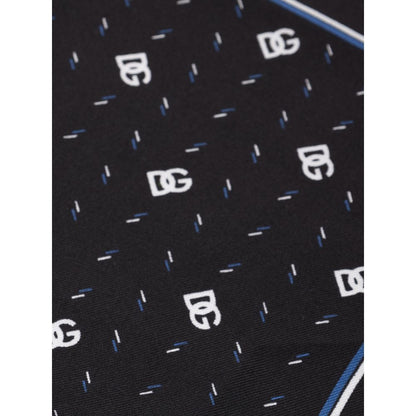 Handkerchief by Dolce & Gabbana for men in silk twill black & print features a refined silhouette, showcasing the refined Silk Twill Handkerchief design with a refined refined finish.