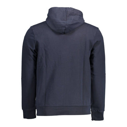 Hooded Sweatshirt Sweater by Napapijri for men in cotton blue features an polished silhouette, showcasing refined and a sophisticated for a truly polished finish.