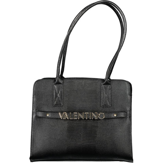 Mario Valentino Polyethylene Phone Holder Handbag - Black