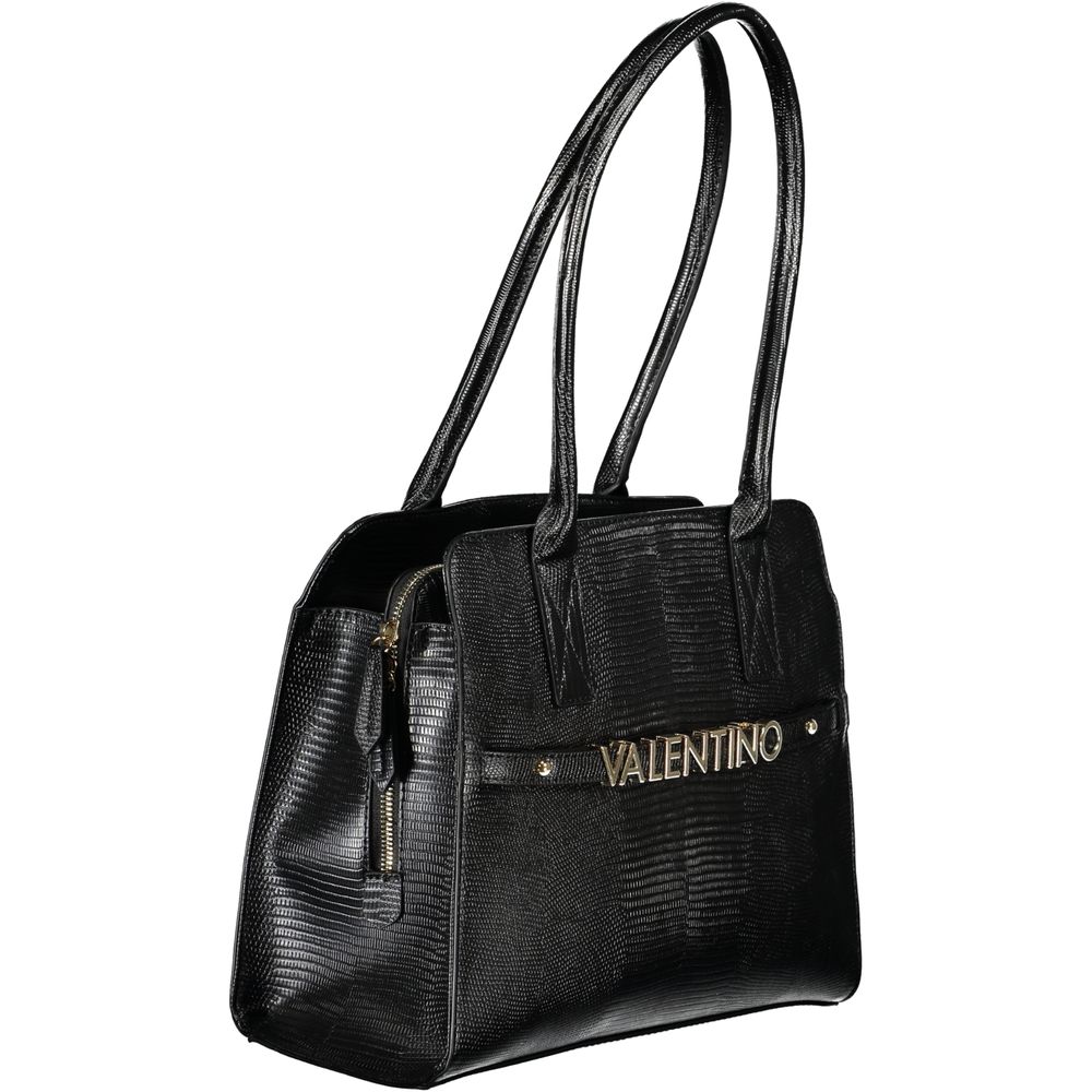 Mario Valentino Polyethylene Phone Holder Handbag - Black