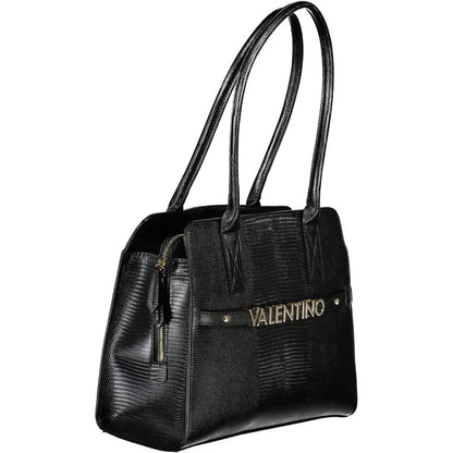 Mario Valentino Polyethylene Phone Holder Handbag - Black