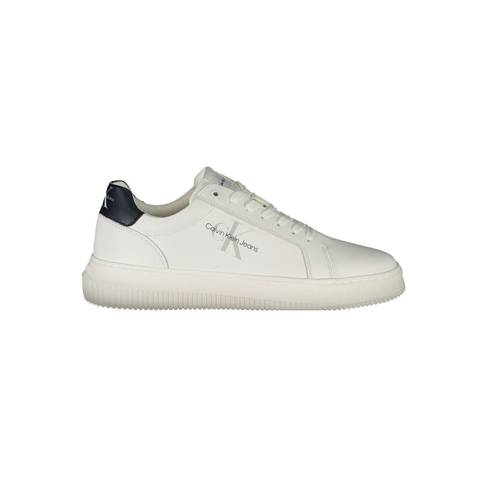 Sneakers by Calvin Klein for men in polyester polyethylene leather black, white & print features a sumptuous design, perfectly showcasing the sumptuous fashion style of this Essence Men's Fashion Polyester Polyethylene Leather Sneakers.