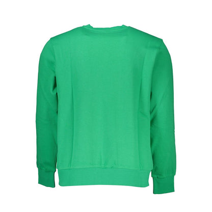 Sweatshirt by North Sails for men in cotton green, white & print presents a smart casual silhouette, featuring a smart casual and for a sophisticated look.