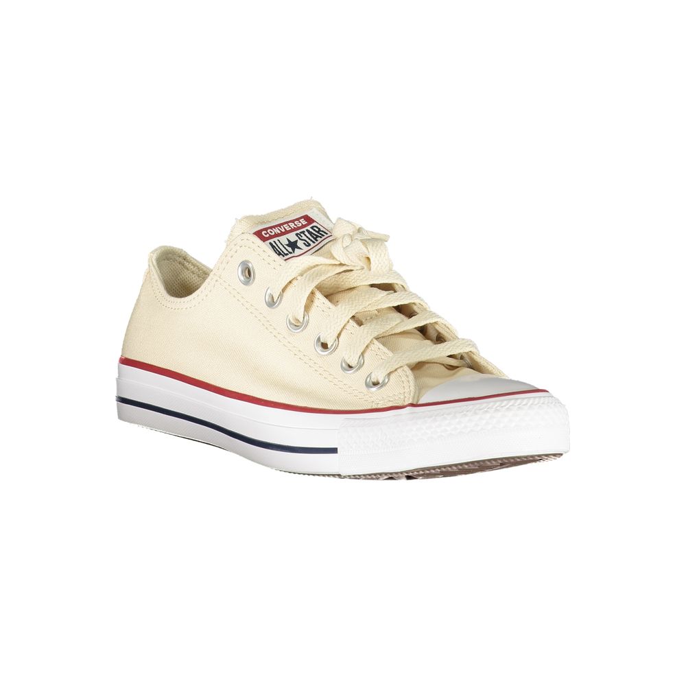 Sneakers by Converse for men in cotton polyester beige features an opulent silhouette from the Men's Casual Cotton Polyester Sneakers collection, showcasing a signature casual style with an opulent finish.